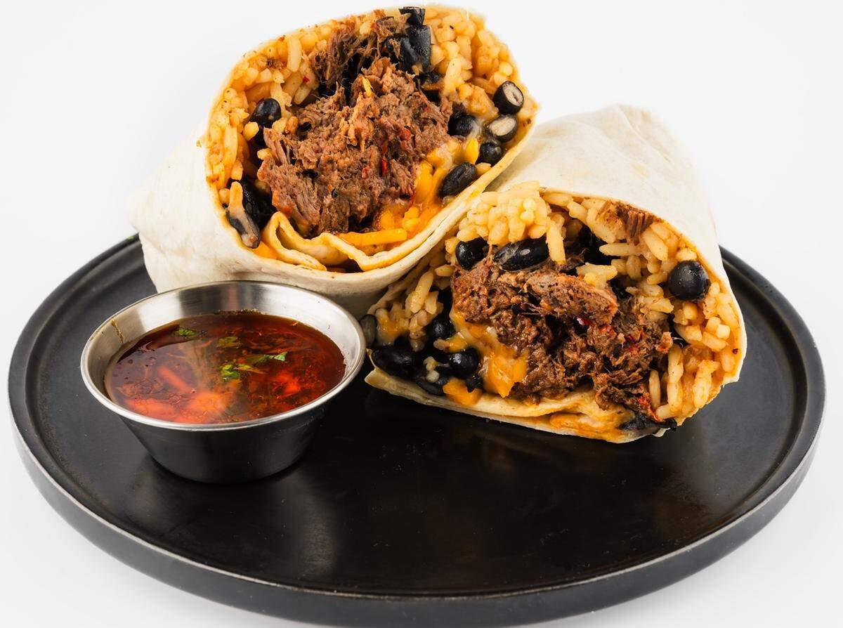 Rolled AF’s birria burrito.