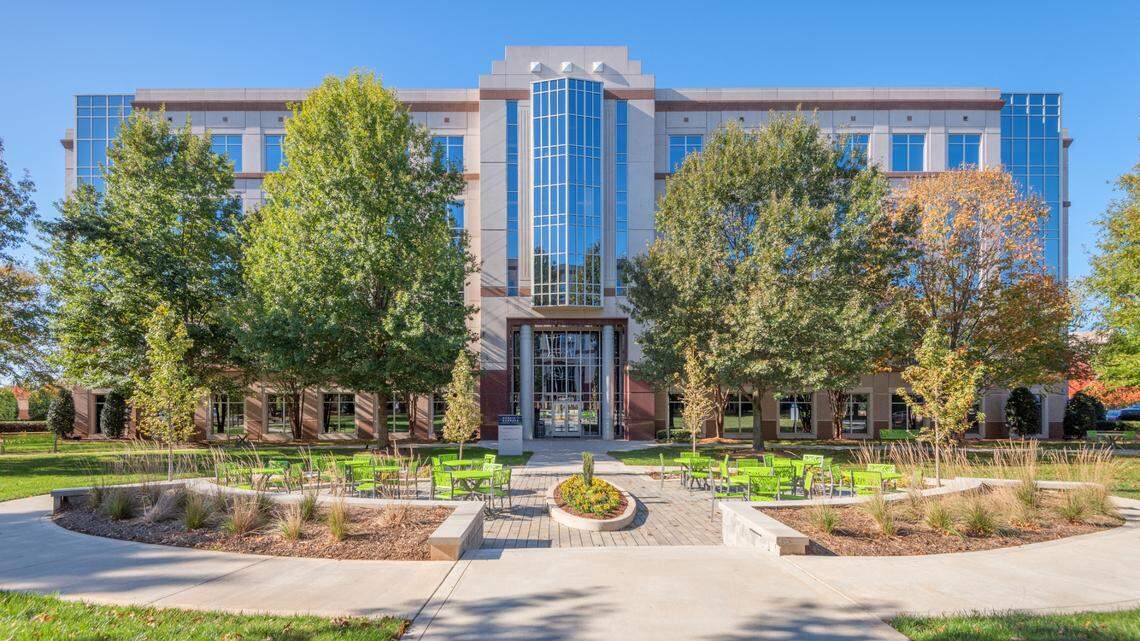 Harris Corners, a 370,000-square-foot corporate park in north Charlotte, was sold to a Florida-based developer.