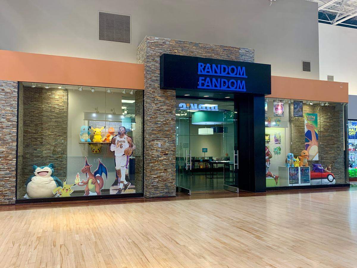 Random Fandom sells collectibles and sports cards at Concord Mills.
