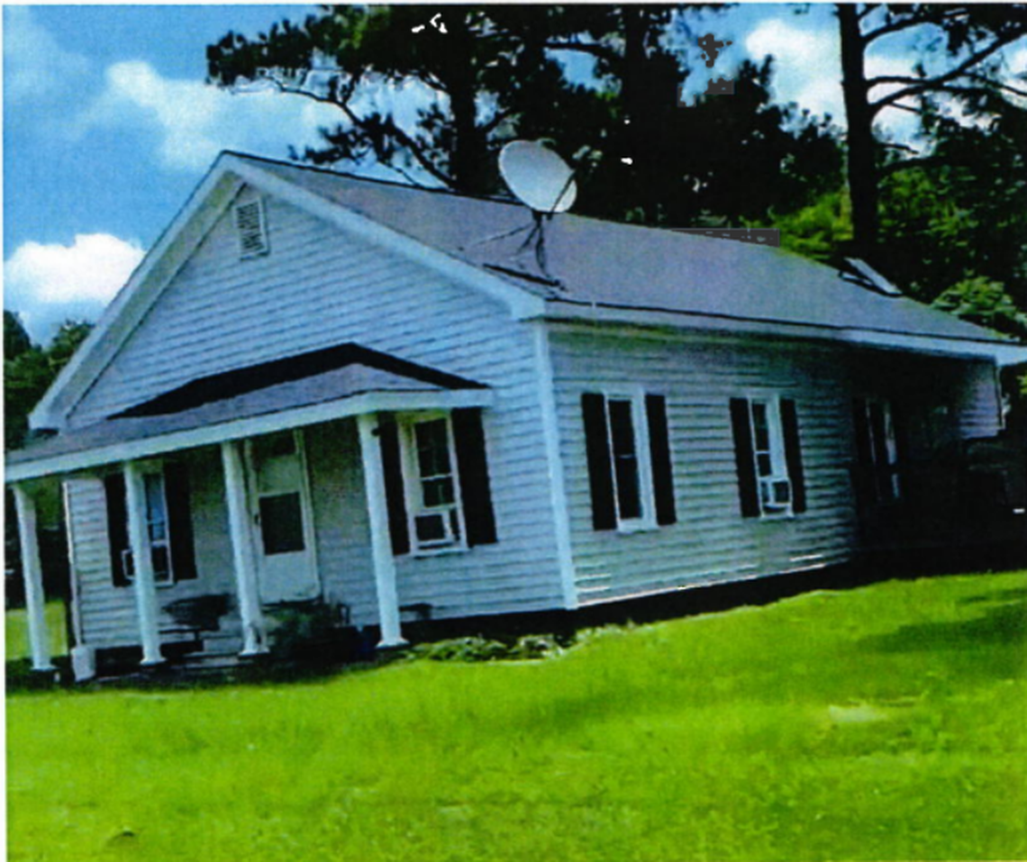 The FBI included this image of Christopher Arthur’s Mount Olive home in a search warrant application