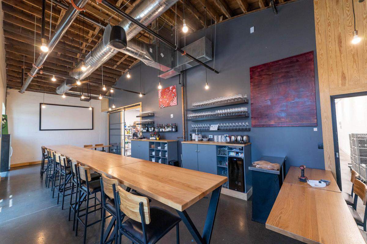 The dining space at Counter-.