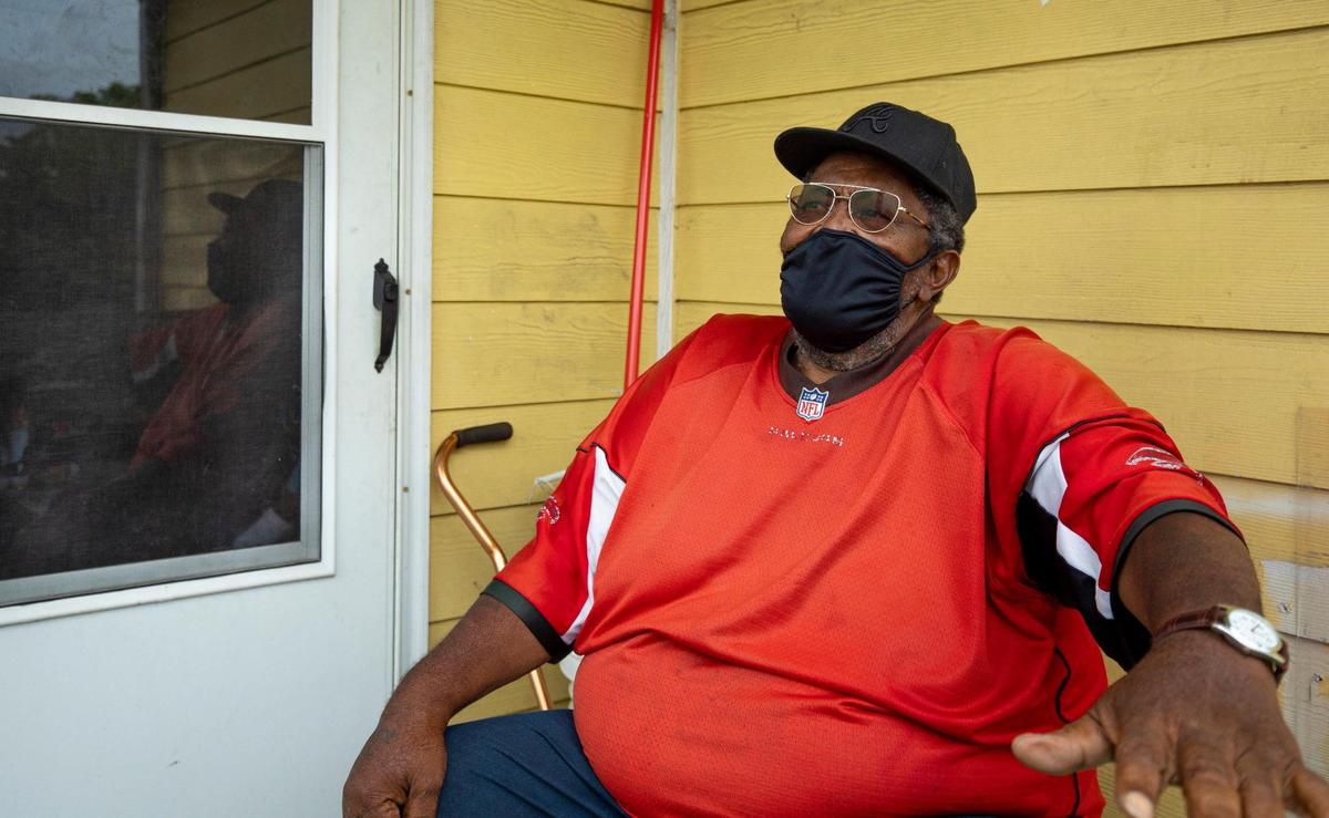 Edward Tindal, an 11 year resident of Brookhill talked about how he would like for developers to create affordable housing in his neighborhood but has not heard many updates on if that will happen in Charlotte, NC on Friday, October 9, 2020.