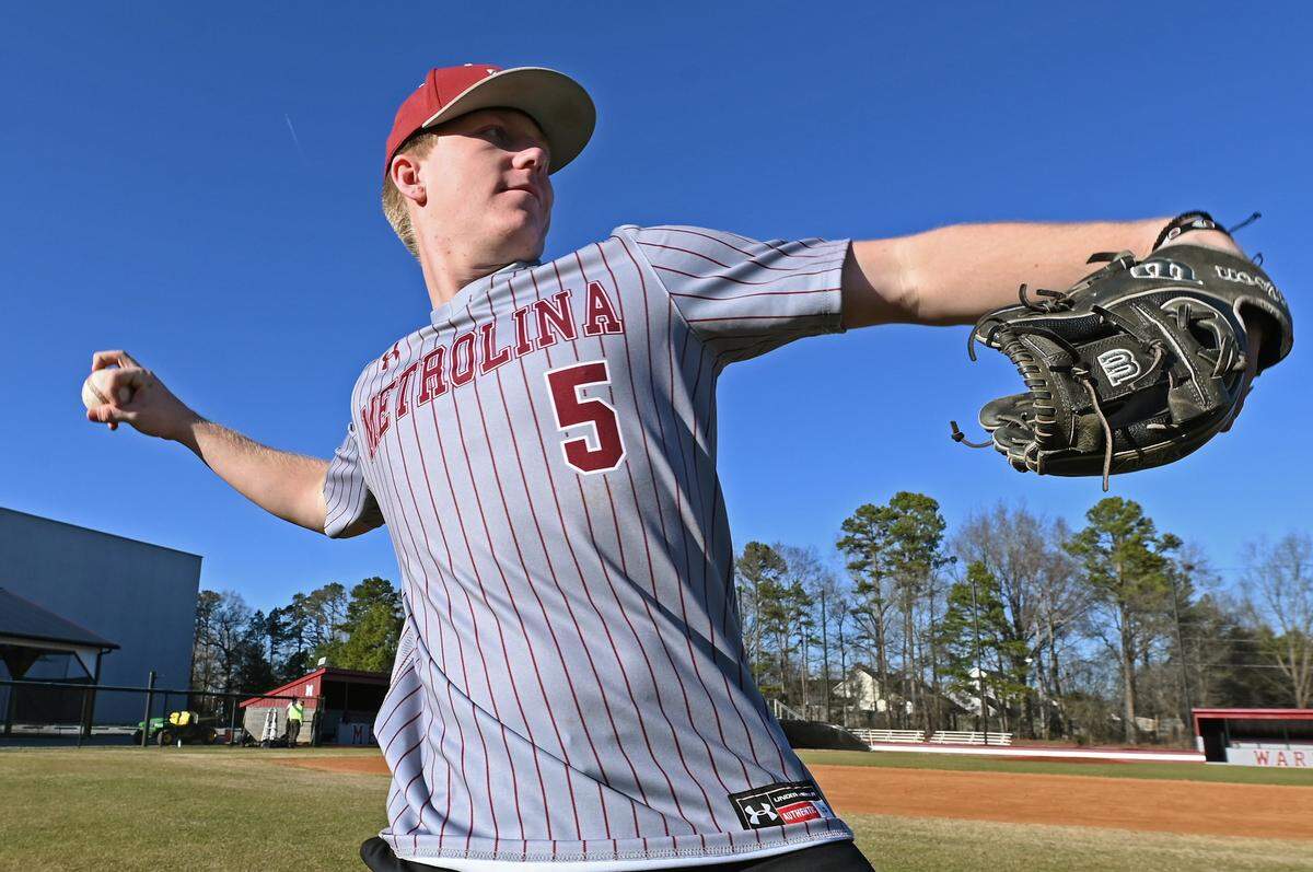 Metrolina Christian Academy pitcher Chase Kiker is the state's top ranked player.