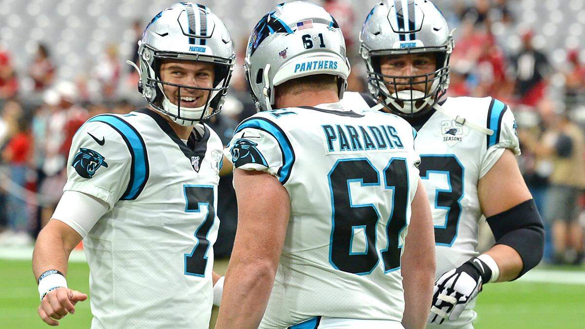 WATCH: Panthers QB Kyle Allen throws 52-yard TD pass to DJ Moore vs. Cardinals