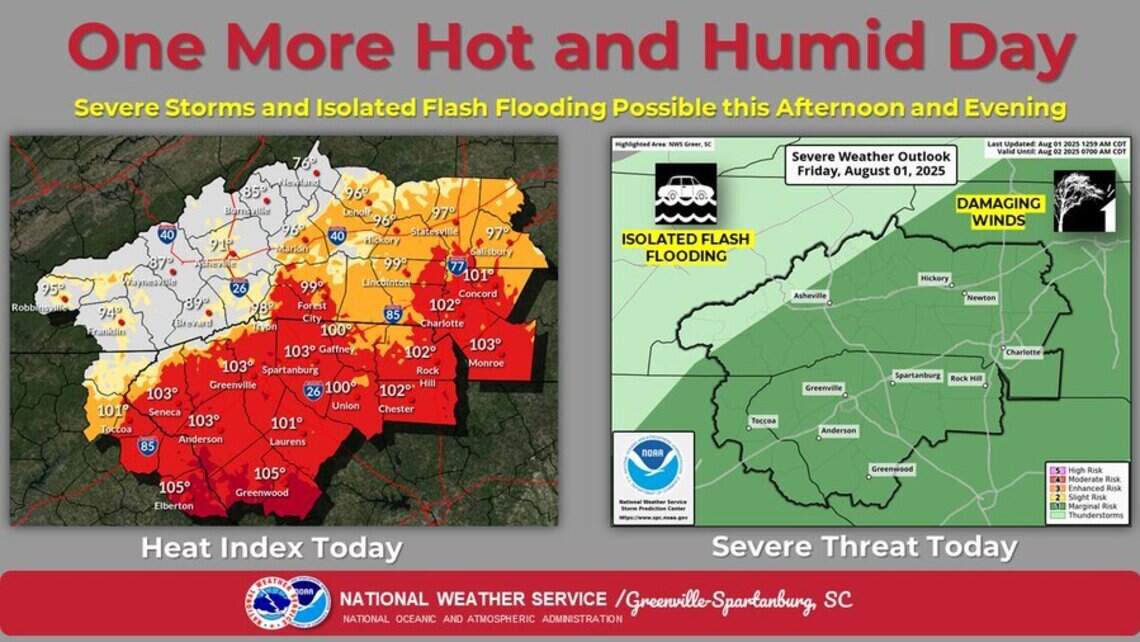 Charlotte forecast: Severe storms with damaging gusts. | Charlotte Observer