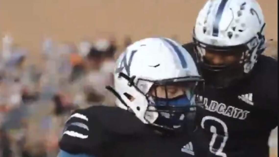 NC football teams give Sam, a student with Down syndrome, a night to remember
