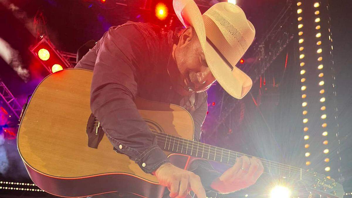 Here’s the view Molly Grantham got of Garth Brooks during his show at Bank of America Stadium in Charlotte earlier this month.