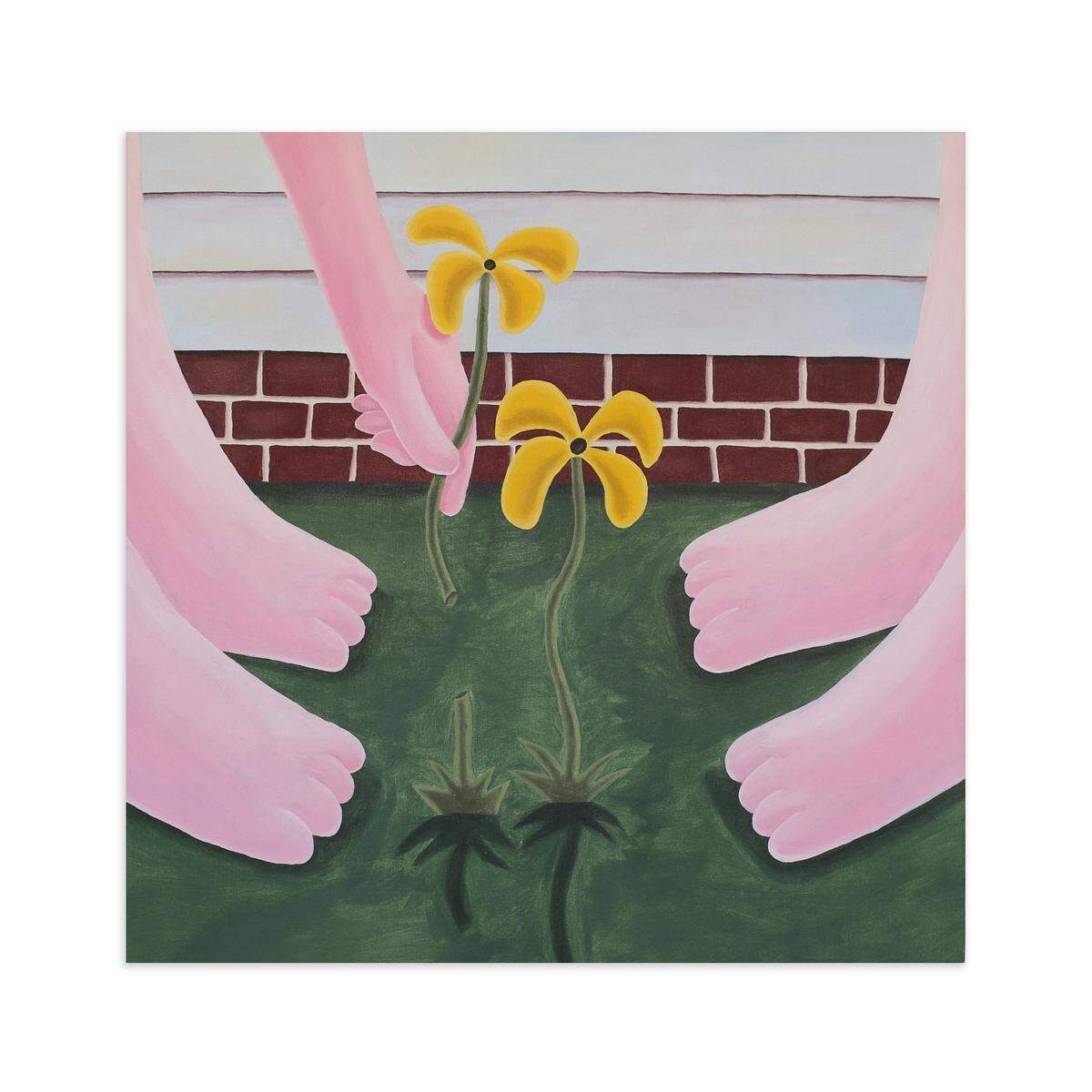 This piece by Charlotte artist Dustin Brown, titled Selfish, is included an online exhibition by Tchotchke Gallery in New York City. Several pieces of the 25-year-old artist’s work are included in the “Creature Comforts” exhibition.