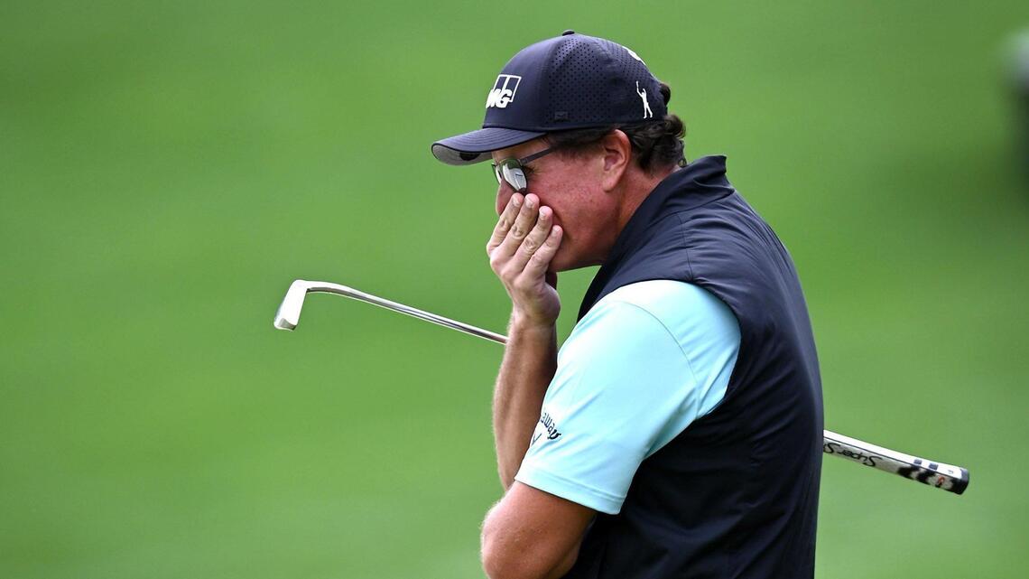 Mickelson fades as trio of golfers take the lead at Wells Fargo Championship