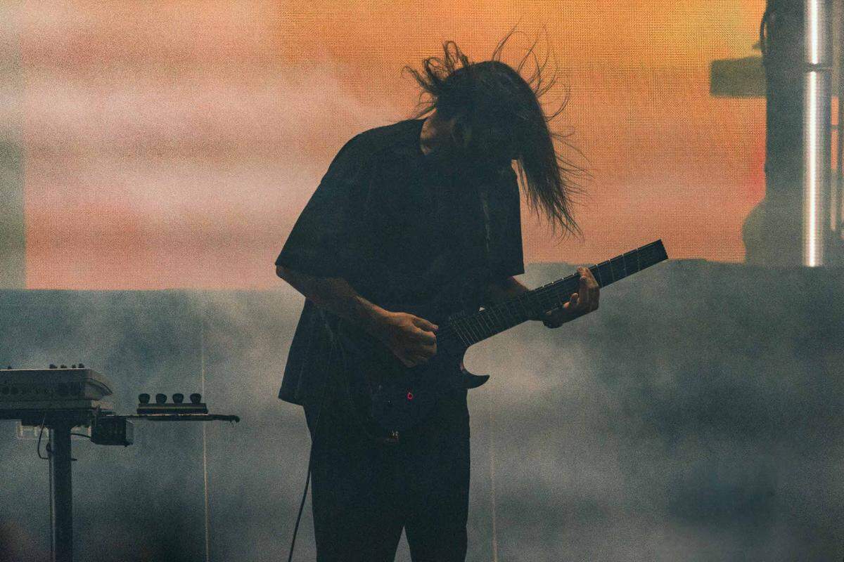 Deftones perform at Spectrum Center in Charlotte on Monday night.