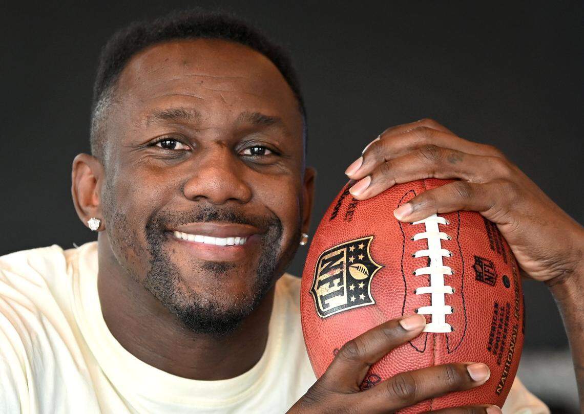 Former Carolina Panthers linebacker Thomas Davis on Tuesday, May 20, 2025.