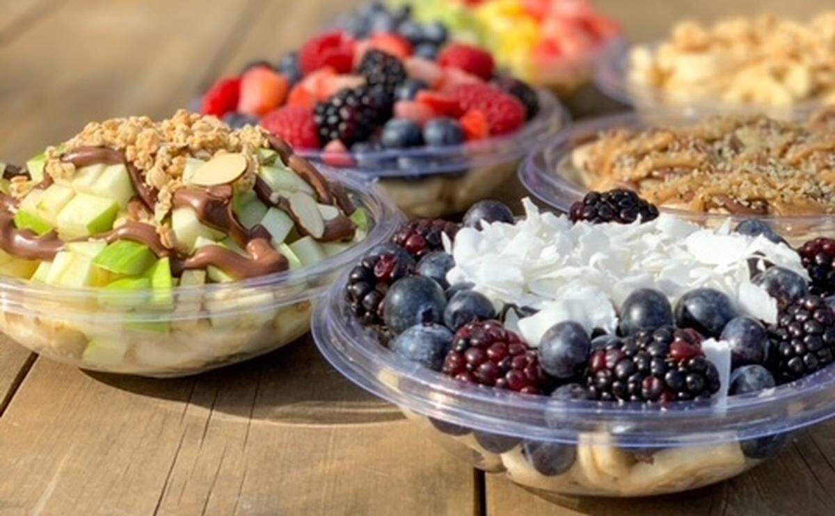 Rico’s Acai in Plaza Midwood has a pickup window where you can get your snack contact-free.