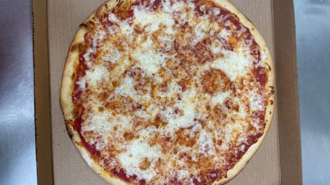 A pizza from Pie in the Sky Pizza in Mooresville, which will reopen early next year in a new location.