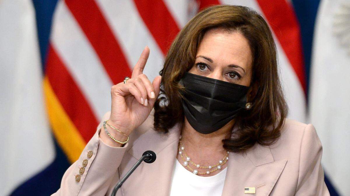 Vice President Kamala Harris speaks to the need to protect reproductive rights during a round table discussion at the Carole A. Hoefener Community Services Center on Thursday, July 21, 2022 in Charlotte, NC. Harris had earlier spoke about the importance of the Affordable Connectivity Program (ACP).