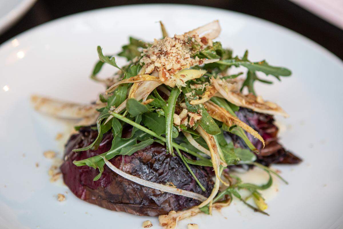 Radicchio Salad at Kiki in Plaza Midwood.
