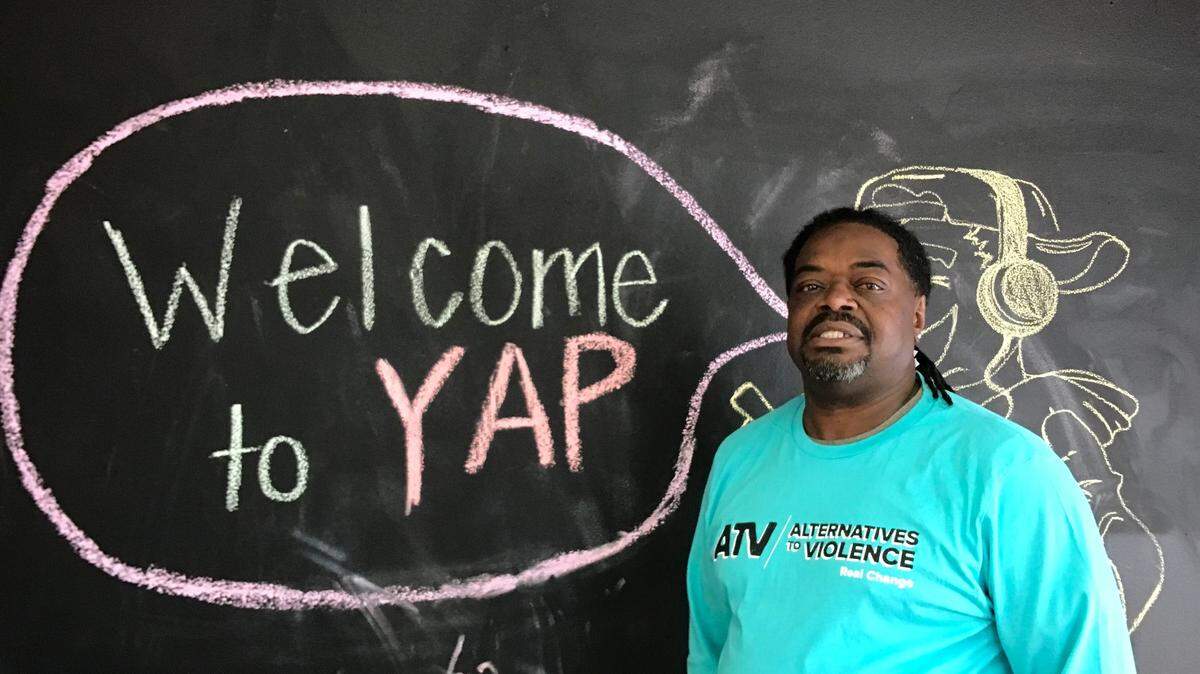 Juan Hall, an outreach worker with the Alternatives to Violence team, said he’s excited to build upon the team’s work in the new year.