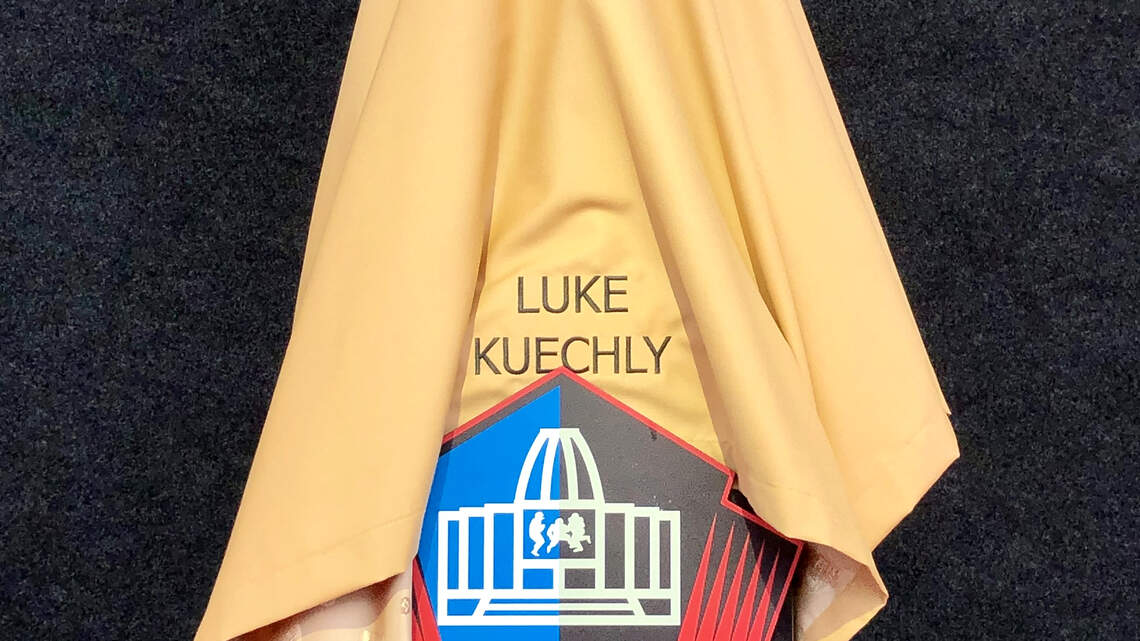 PHOTOS: Luke Kuechly gets inducted into NFL Hall of Fame