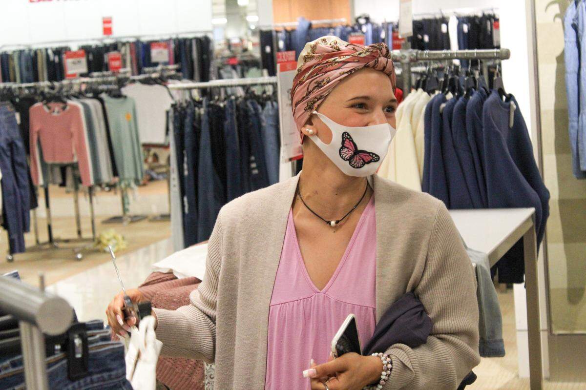 Reagan Crowl, 18, got her wish granted by Make-A-Wish Central and Western North Carolina in April. She went on a shopping spree at SouthPark Mall.