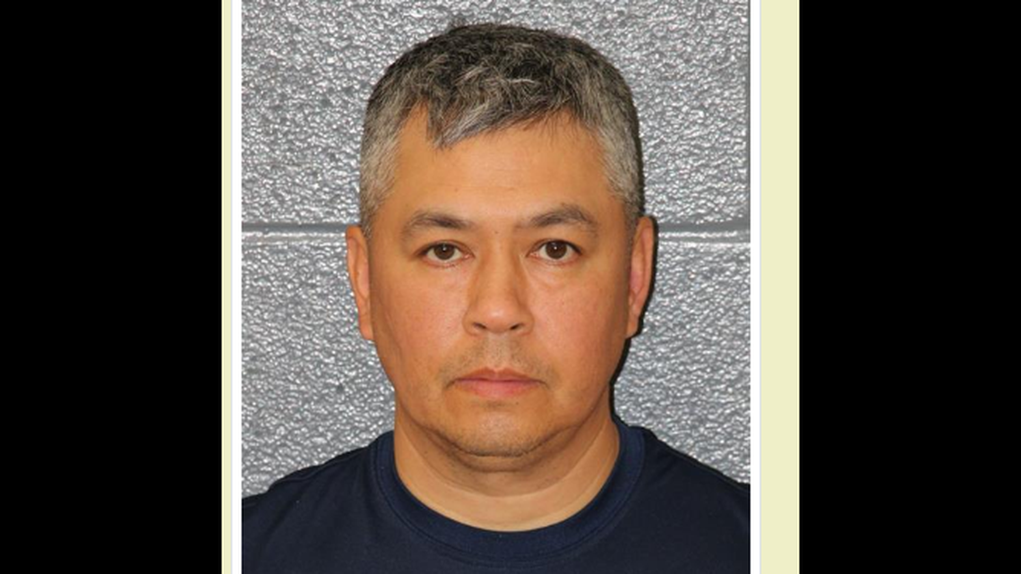 CMPD Officer Henry Chapman was arrested on a felony embezzlement charge on Friday, March 15, 2024.