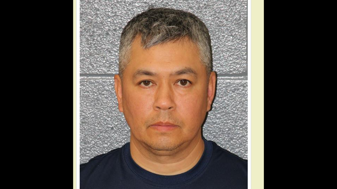 CMPD Officer Henry Chapman was arrested on a felony embezzlement charge on Friday, March 15, 2024.