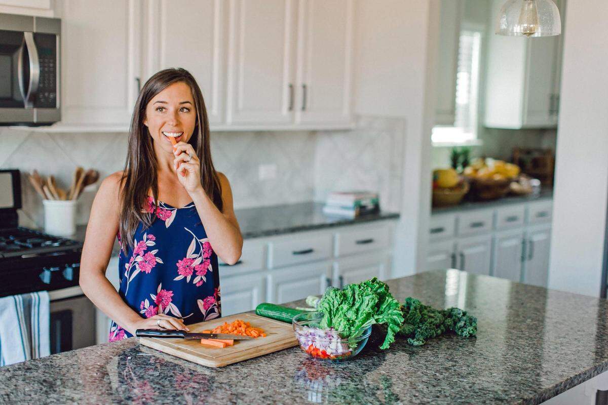 Samantha Eaton suggests when deciding what to eat to ask yourself, “What can I add to this that will give it an immune boost and make it more nutritious for me?”
