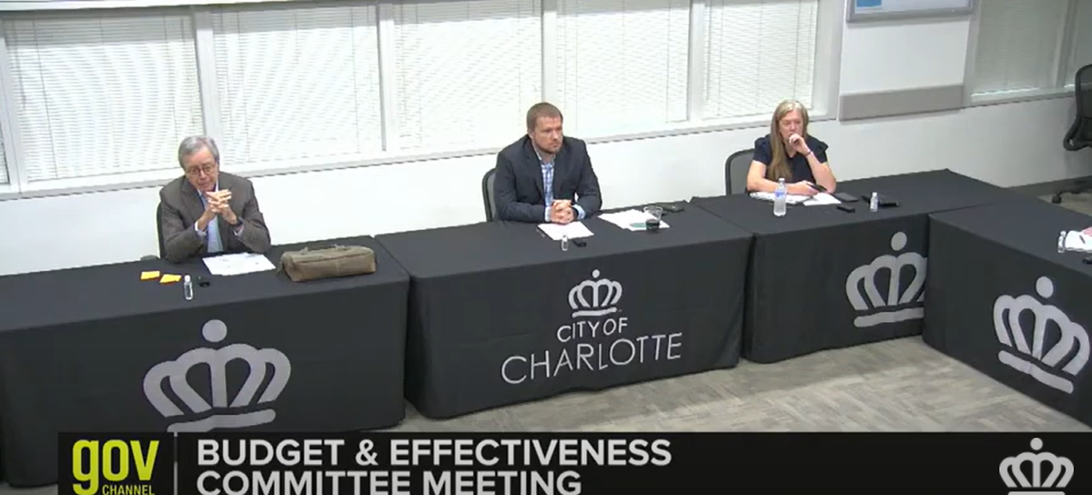 Kelly Flannery, right, recently resigned as Charlotte’s chief financial officer. She didn’t disclose her next career move.