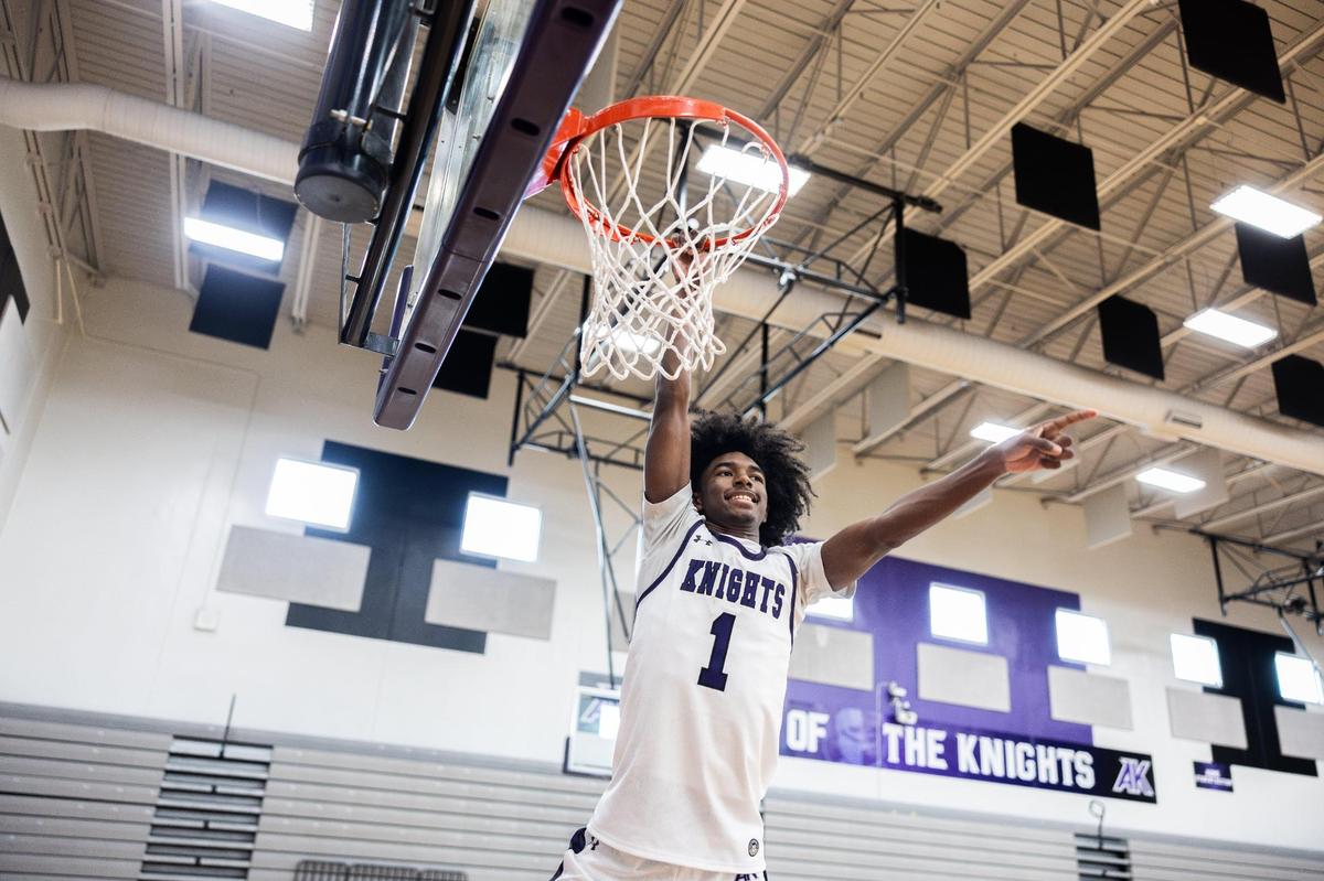 Brett Freeman poses for a portrait at Ardrey Kell High School Charlotte, N.C., on Wednesday, November 27, 2024.