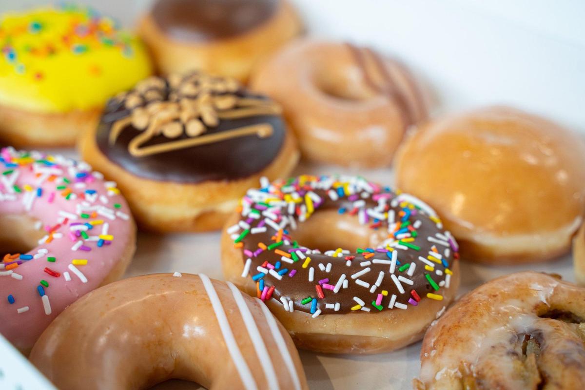 Krispy Kreme in South End will have multiple flavors of doughnuts.