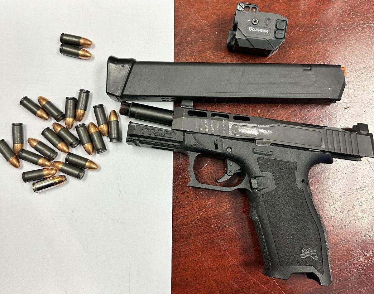 Huntersville Police found a loaded, stolen gun in a North Mecklenburg High student’s backpack following a fight between two students on Tuesday, Feb. 6, 2024. Charlotte-Mecklenburg Schools is investigating why body scanners didn’t detect it.