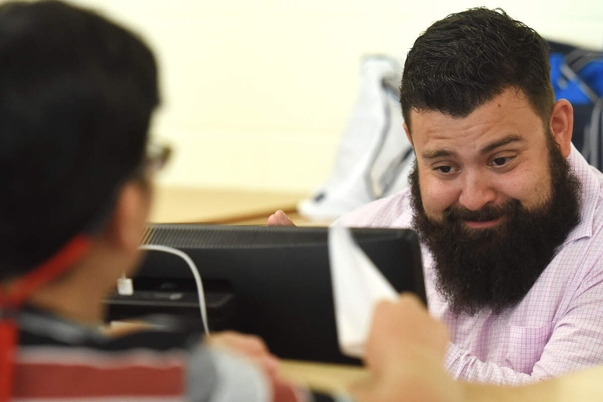 Mauricio Restrepo, a principal intern at the new Charlotte East Language Academy, is part of a project to boost the number of Latino principals in CMS, where almost 25 percent of students are Hispanic/Latino.