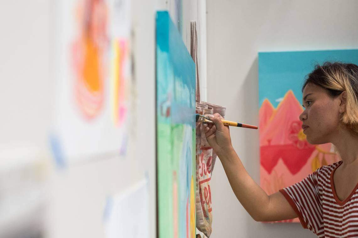 Goodyear Arts provides space for artists such as HNin Nie.