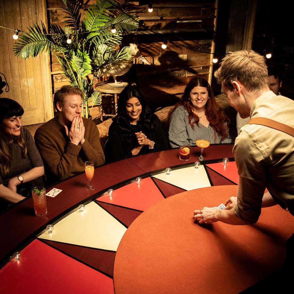 “The Magicians Table,” an immersive show produced by Alison Spiriti and Justin Sudds of Right Angle Entertainment, will play at Blume Studios in Charlotte.