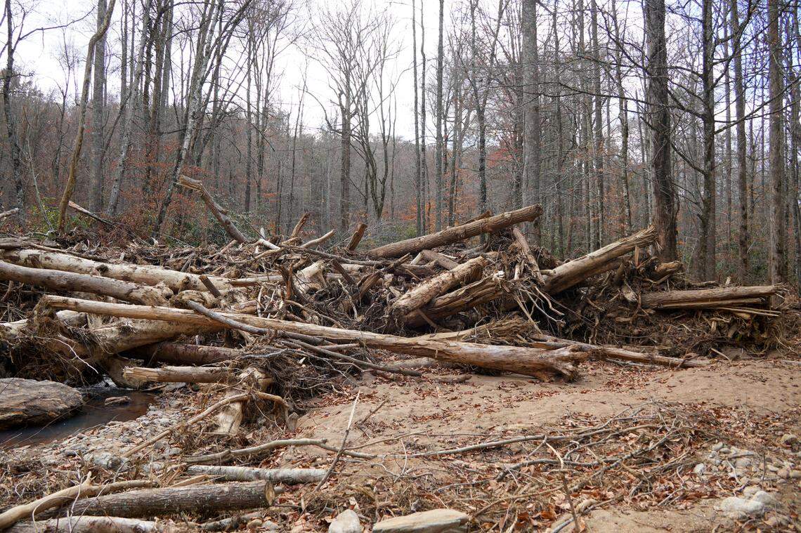 Hurricane Helene dumped more than 30-inches of rain over three days in some parts of western North Carolina, causing flooding seen only once every 1,000 years, experts say. 