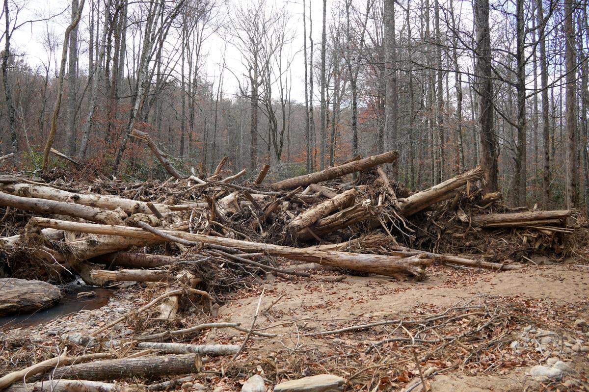 Hurricane Helene dumped more than 30-inches of rain over three days in some parts of western North Carolina, causing flooding seen only once every 1,000 years, experts say. 