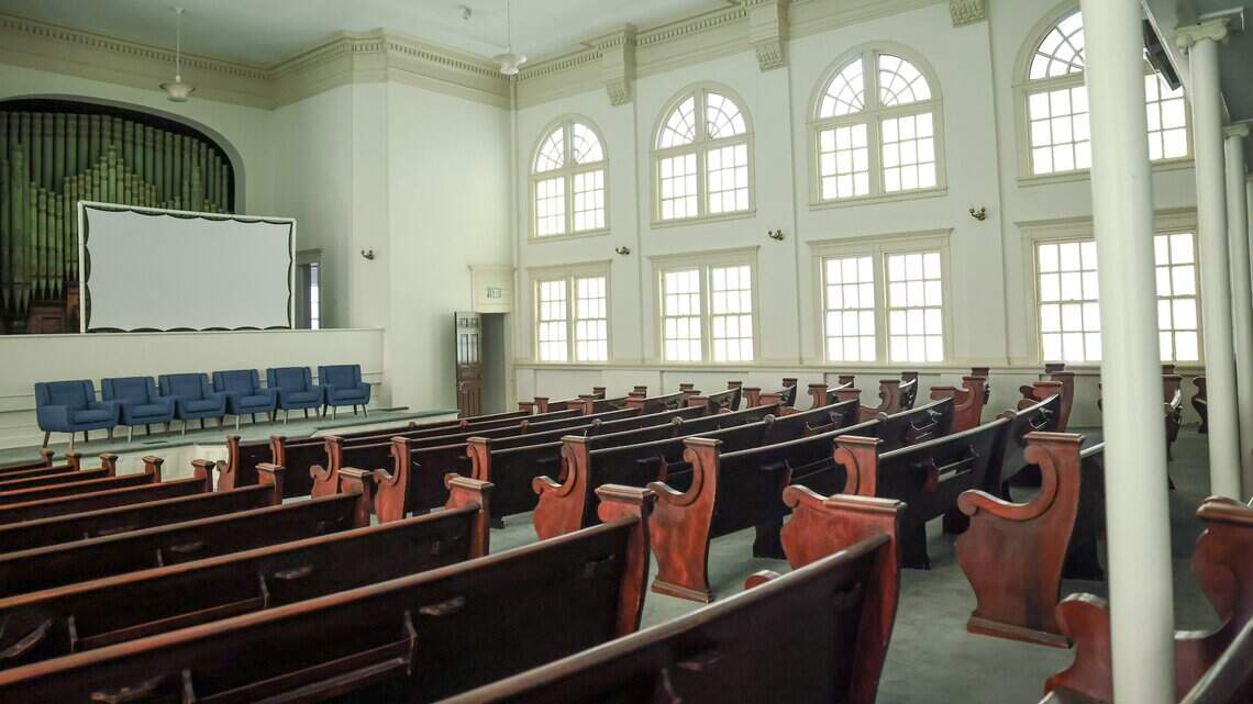Inside Billy Graham’s old South End church, plans form for new Levine Museum home