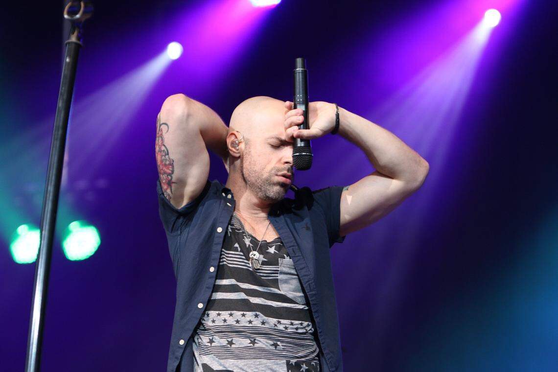 Chris Daughtry performs at Carowinds’ Paladium in July 2015.