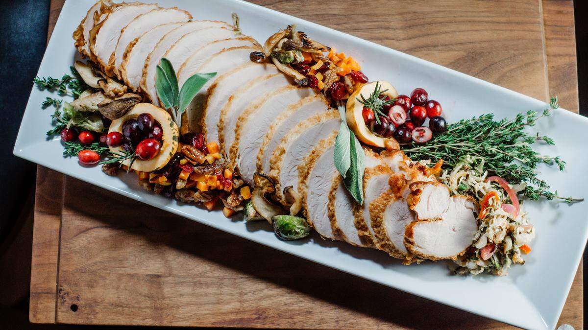 New South Kitchen & Bar is among the Charlotte restaurants open for dining on Thanksgiving Day.