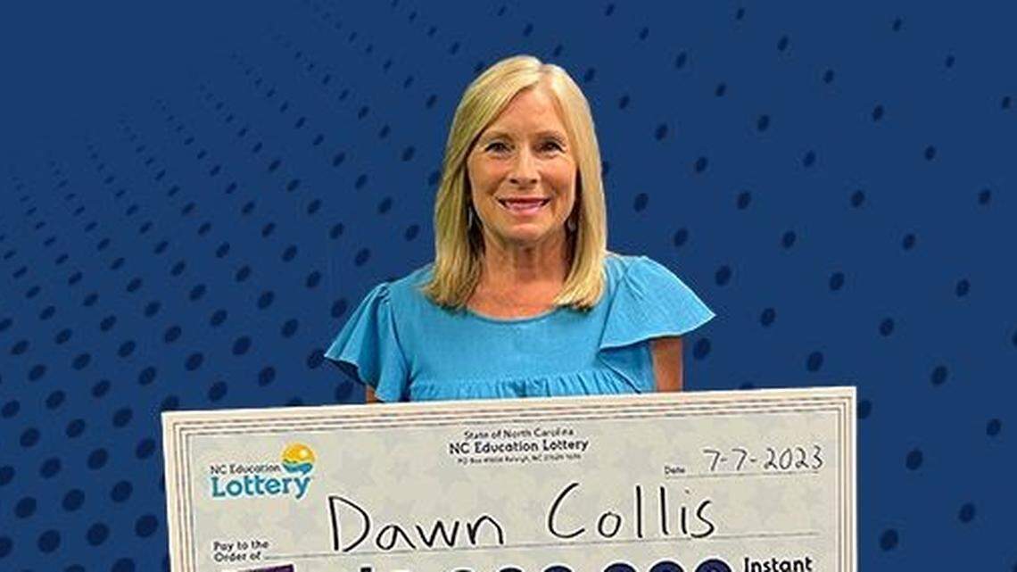 Dawn Collis said she’ll save most of her $1 million North Carolina lottery prize, but she might use some to take a trip.