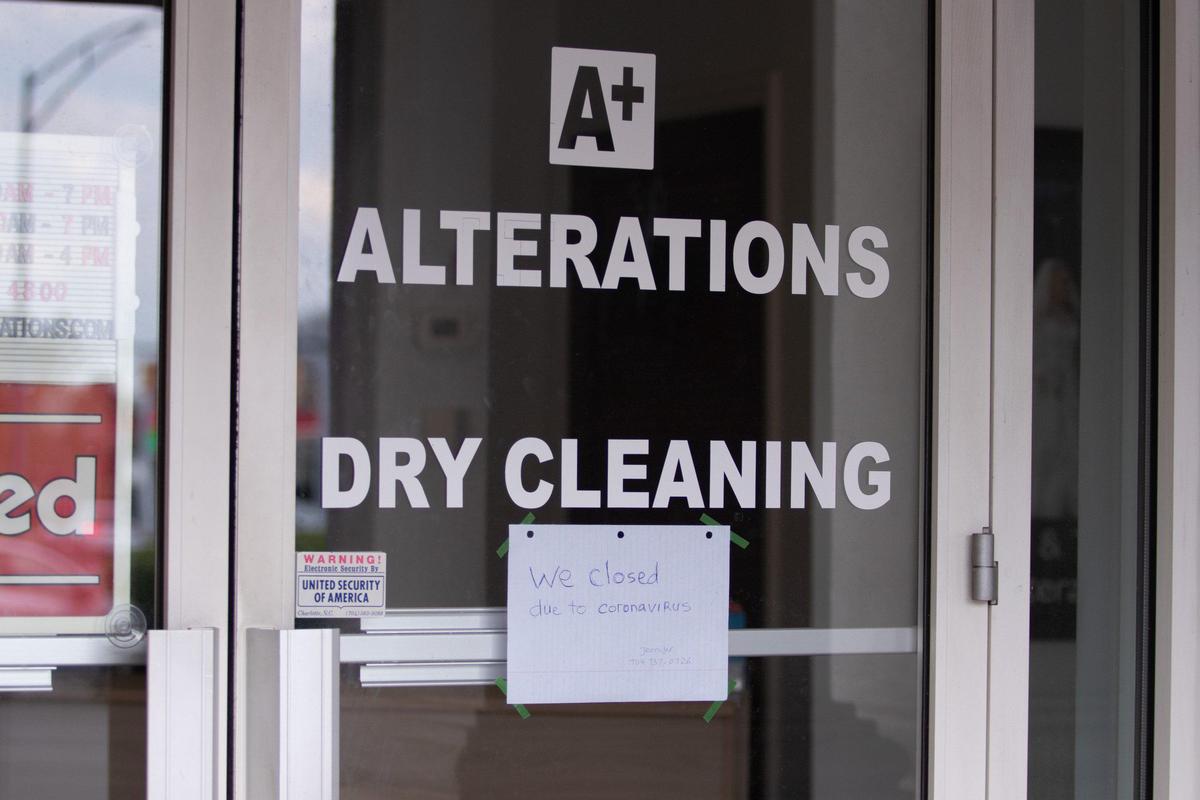 A+ Alterations on April 6, 2020, during the COVID-19 pandemic.