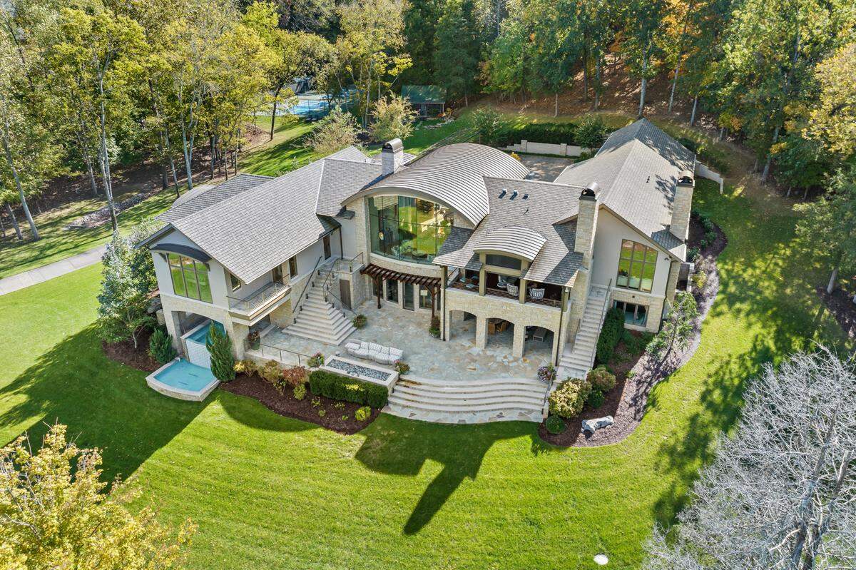 The Tennessee home built for Kenny Chesney hits the auction after previously listing for $10.5 million.