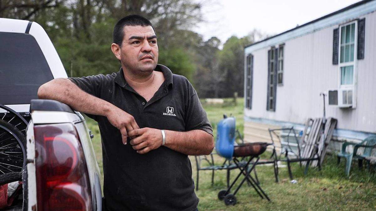 Gustavo Camarena spoke with a reporter earlier this month about the upcoming agricultural season in the context of coronavirus. Camarena is an H2-A visa farmworker based in Benson, N.C. who came from Guadalajara in Mexico. He said he planned to practice good hygiene to stay safe.