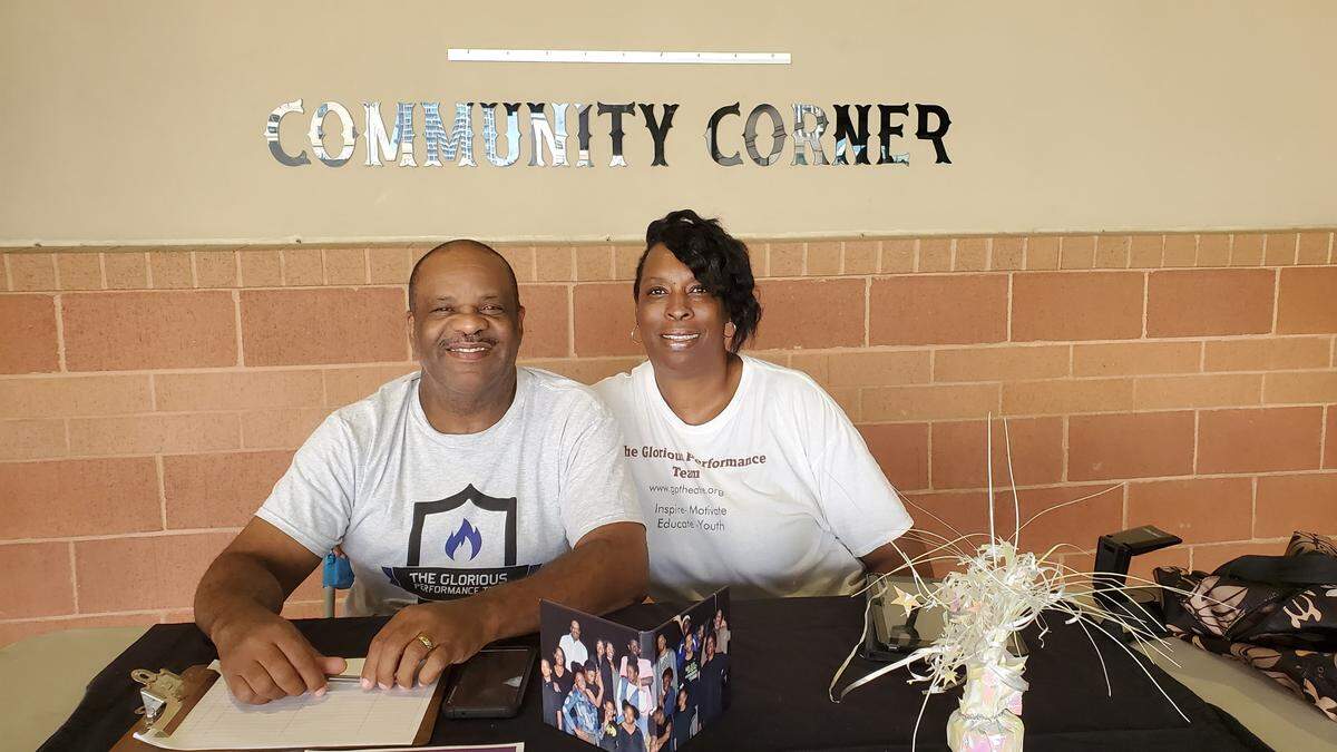 Ronald Dolphus collaborates with his wife, Regina, on a youth theater group called The Glorious Performance Team, or GPT Theatre, which is based at Hickory Grove Recreation Center in Charlotte.