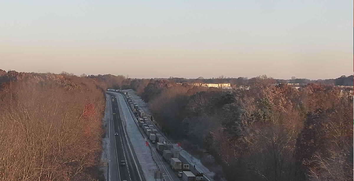 Interstate 77 North was closed for about an hour in Mooresville due to a wreck, the N.C. Department of Transportation said.