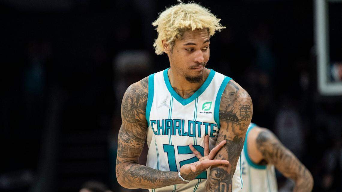 Charlotte Hornets guard Kelly Oubre Jr. (12) has entered the NBA’s health and safety protocols.