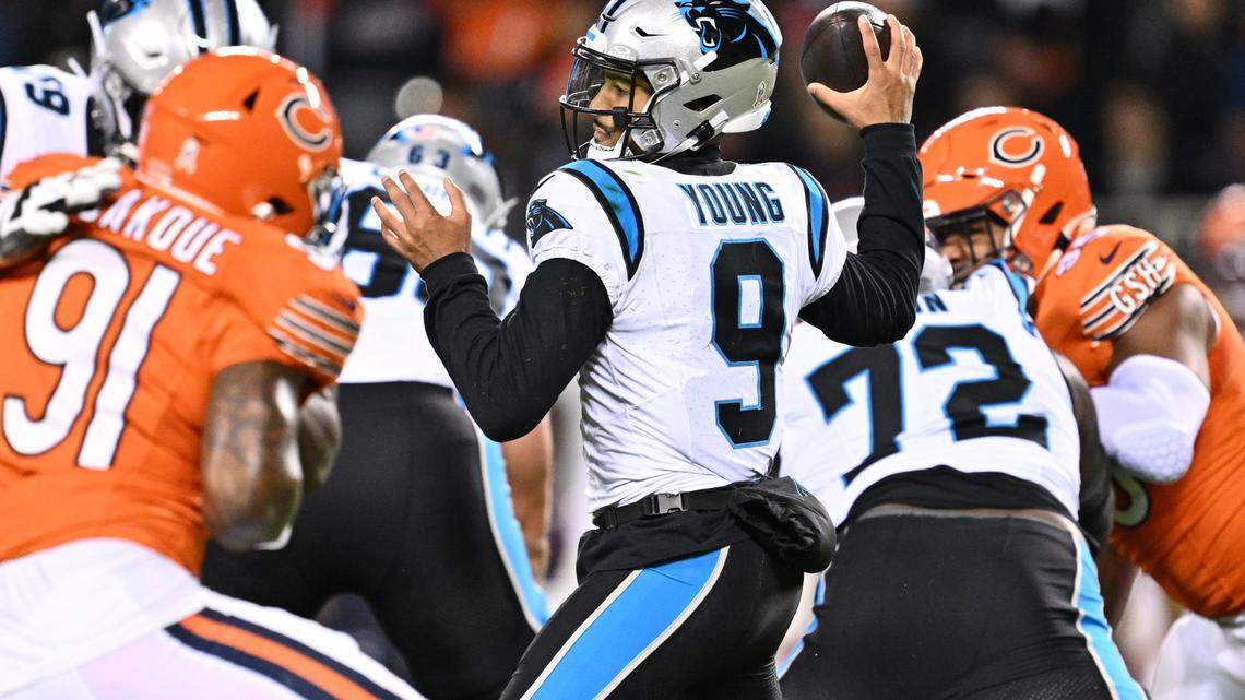 Carolina Panthers QB grades: Bryce Young comes up small again in embarrassing loss to Bears