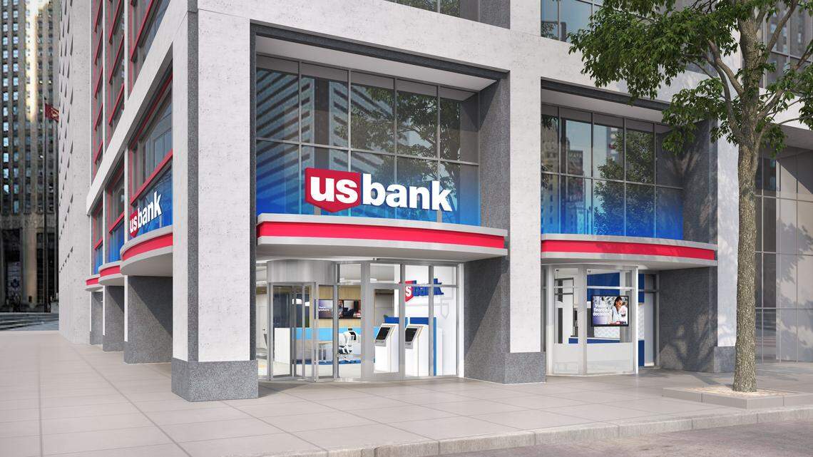 This rendering shows what a U.S. Bank branch planned for uptown Charlotte might look like. U.S. Bank said it plans to open the branch — the Minneapolis-based bank’s first in North Carolina — in the fall at 201 S. Tryon St., next to Vapiano restaurant.