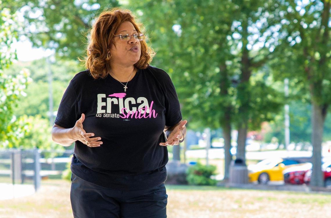 Erica Smith, a former state senator running for a US House seat in 2022, gave Cheri Beasley her endorsement in North Carolina’s US Senate race.