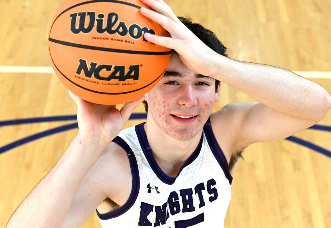 Ardrey Kell Knights Ethan Gramaglia scored 13 points and grabbed eight rebounds in a double overtime win over Charlotte Catholic on Monday, Jan. 12, 2026. Gramaglia a bench player made the game-winning play in the team's victory.