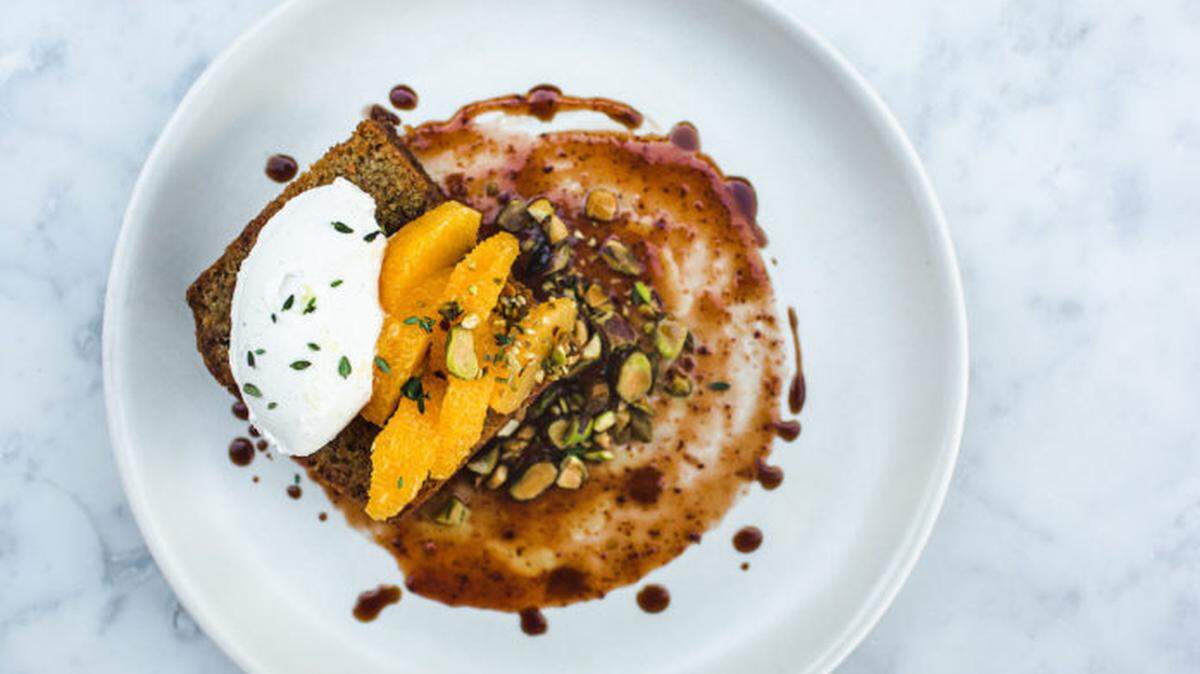 Spiced Orange Pistachio Cake is on the menu at North Italia.