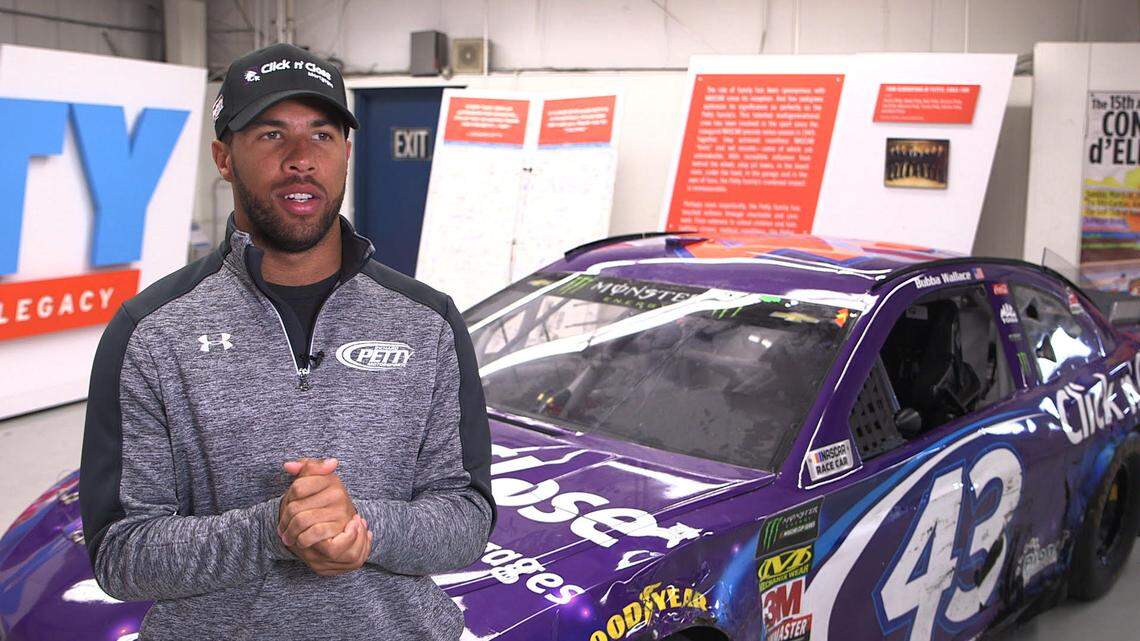 Bubba Wallace’s banged-up Camaro that helped make NASCAR star famous up for auction